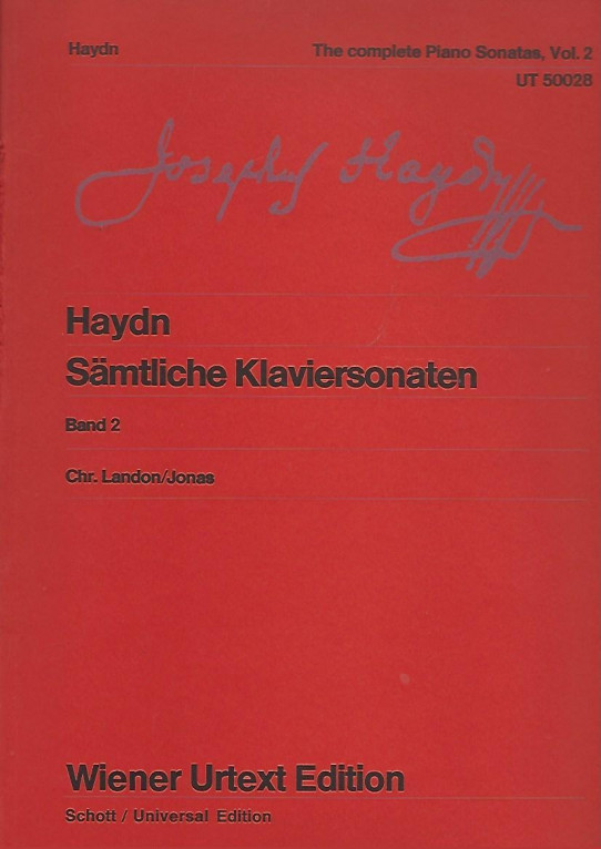 HAYDN Sämtliche Klaviersonaten Band 2  / The Complete Piano Sonatas. Volume 2