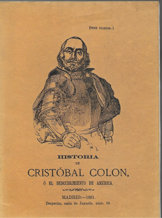 HISTORIA DE CRISTOBAL COLON, O EL DESCUBRIMIENTO DE AMERICA. Facsimil