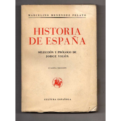 Historia de España / Marcelino Menéndez y Pelayo