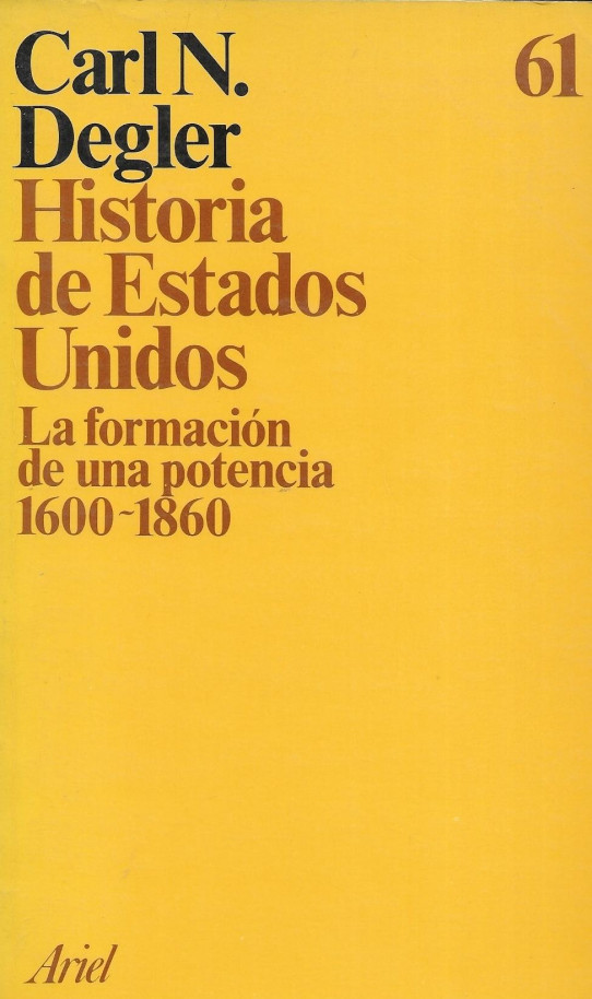 HISTORIA DE ESTADOS UNIDOS. LA FORMACIÓN DE UNA POTENCIA (1600-1860)