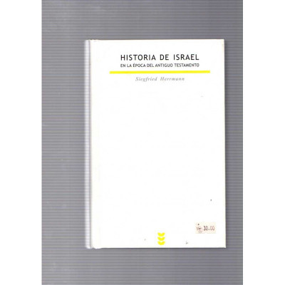 Historia de Israel en la época del antiguo testamento / Siegfried Herrmann