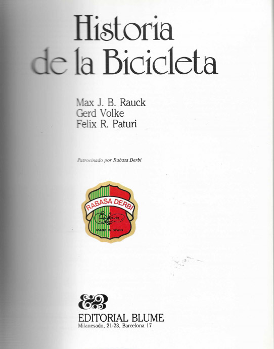 Historia de la Bicicleta.