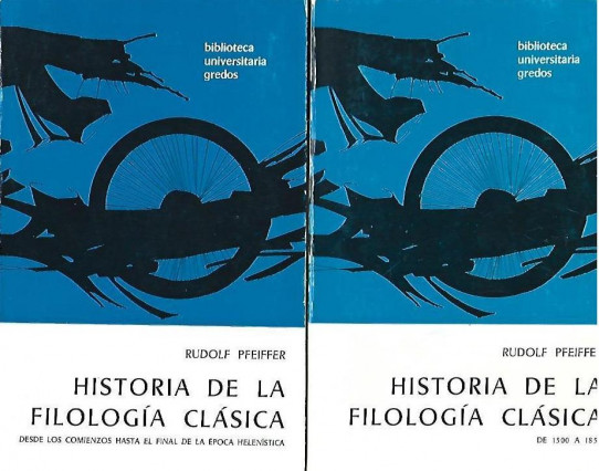 HISTORIA DE LA FILOLOGIA CLÁSICA 2 Volumenes