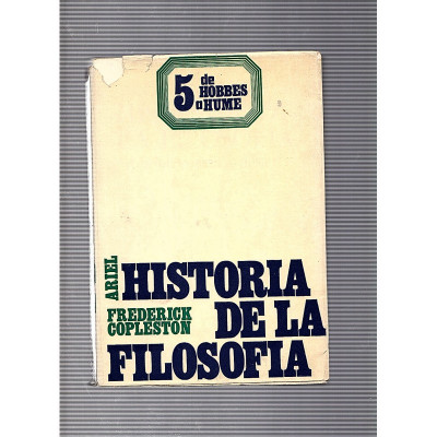 HISTORIA DE LA FILOSOFIA. 5 de HOBBES a HUME / Frederick Copleston