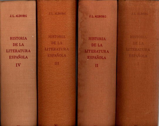 HISTORIA DE LA LITERATURA ESPAÑOLA  4 Volumenes
