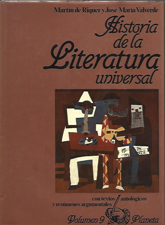 HISTORIA DE LA LITERATURA UNIVERSAL. Tomo 9. DE LAS VANGUARDIAS A NUESTROS DIAS (I)