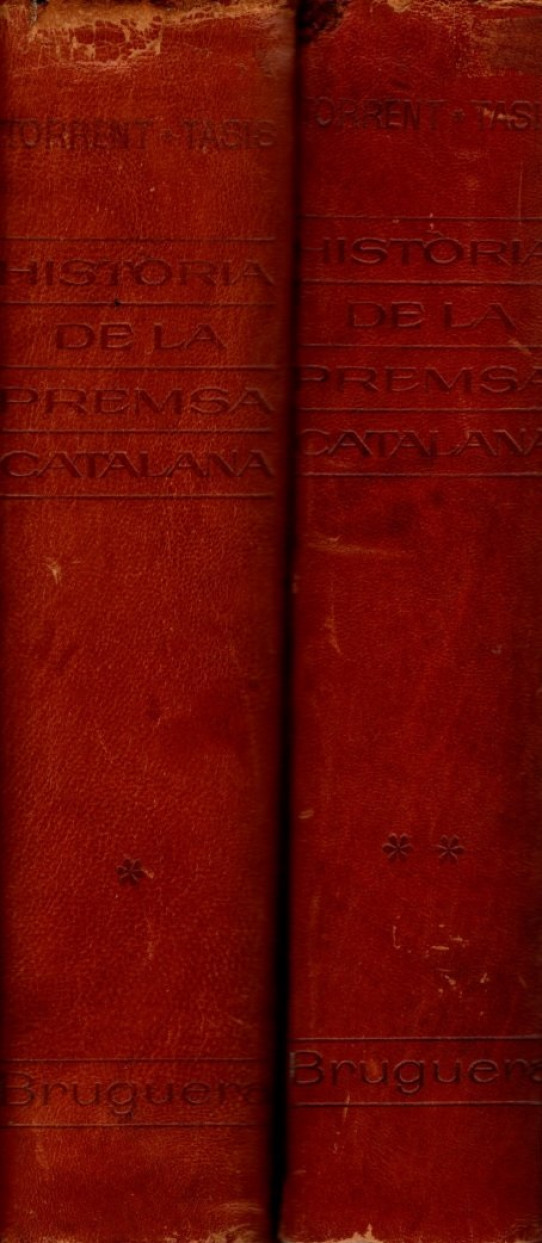 HISTÒRIA DE LA PREMSA CATALANA (2 VOLUMS)