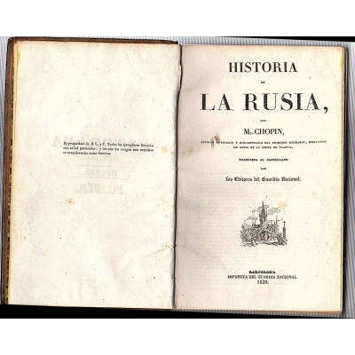 Historia de la Rusia / Jean Marie Chopin