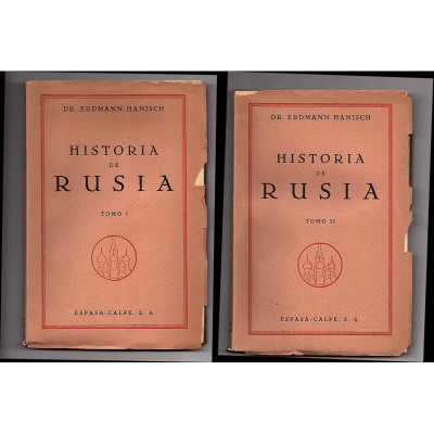 Historia de Rusia. Vol.1 y 2 / Erdman Hanisch