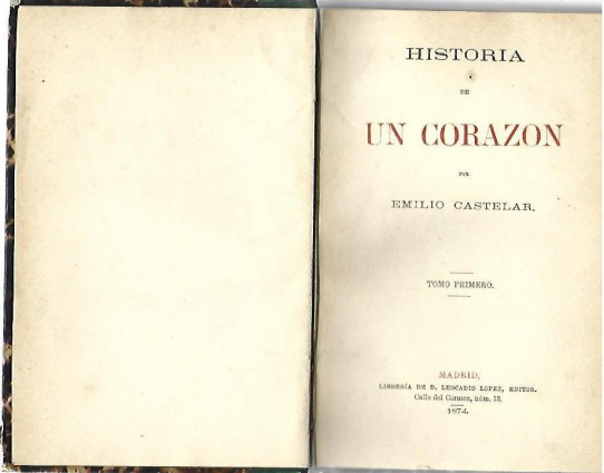 HISTORIA DE UN CORAZON 2 Volumenes