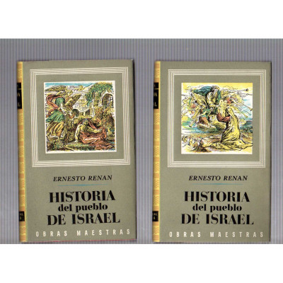 Historia del pueblo de Israel (2 volumenes) / Ernesto Renan