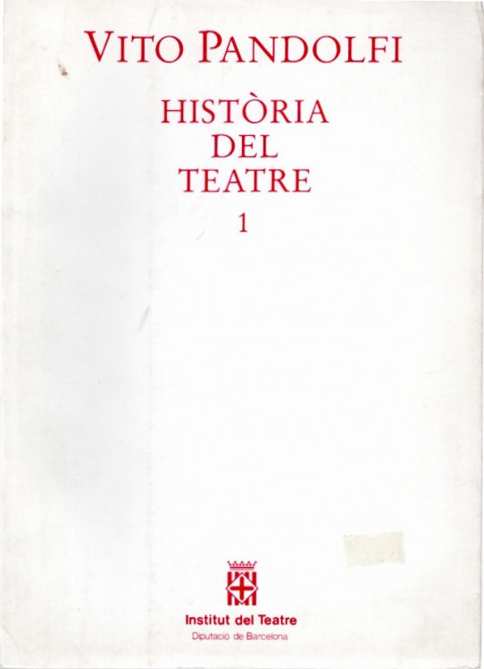 HISTÒRIA DEL TEATRE (COMPLETA, VOL I, II i III)