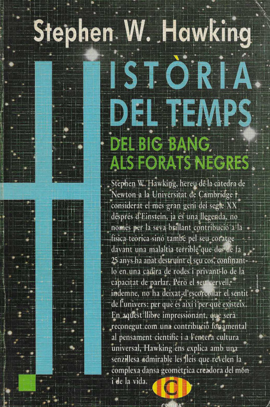 Història del Temps. Del Big Bang als forats negres.