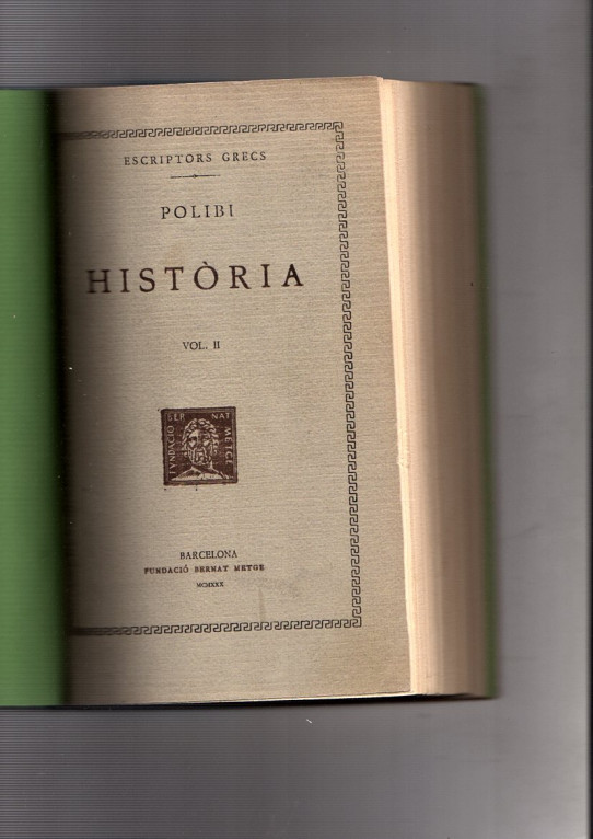 HISTORIA II  (Polibi)