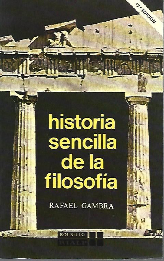 HISTORIA SENCILLA DE LA FILOSOFÍA