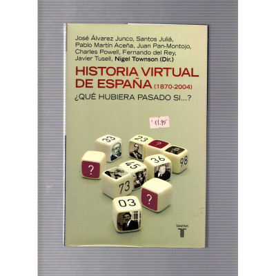 Historia virtual de España (1870-2004) ¿Que hubiera pasado si...? / Nigel Townson