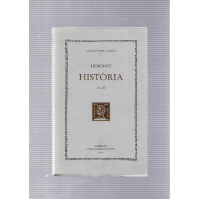 Història Vol. III / Heròdot