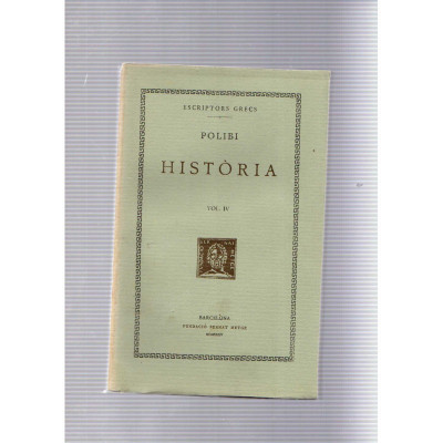 HIstòria Vol. IV / Polibi