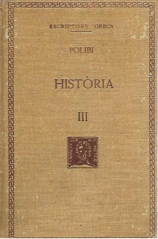 HISTORIA Volum III   (Polibi)
