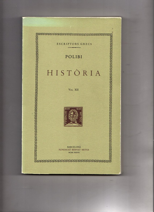 HISTORIA XII (llibres XXXVII al XXXIX)