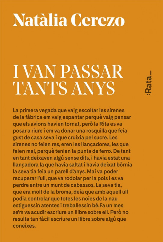 I VAN PASSAR TANTS  ANYS