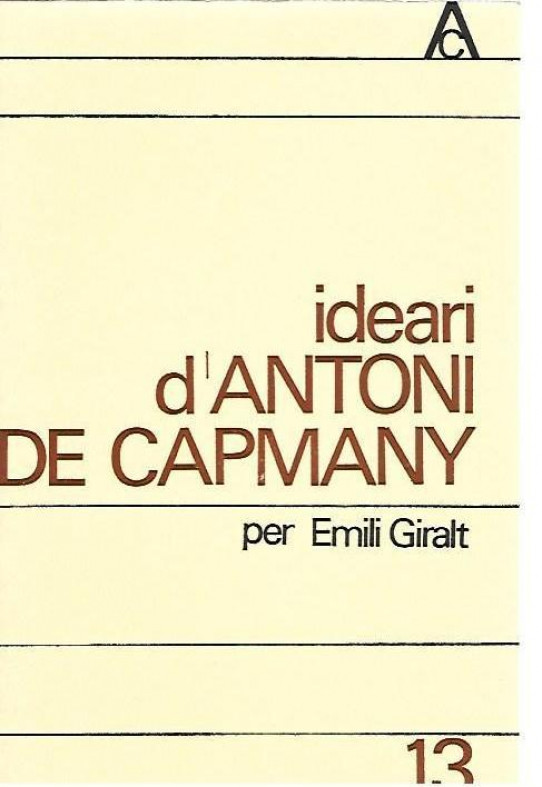IDEARI D'ANTONI DE CAPMANY