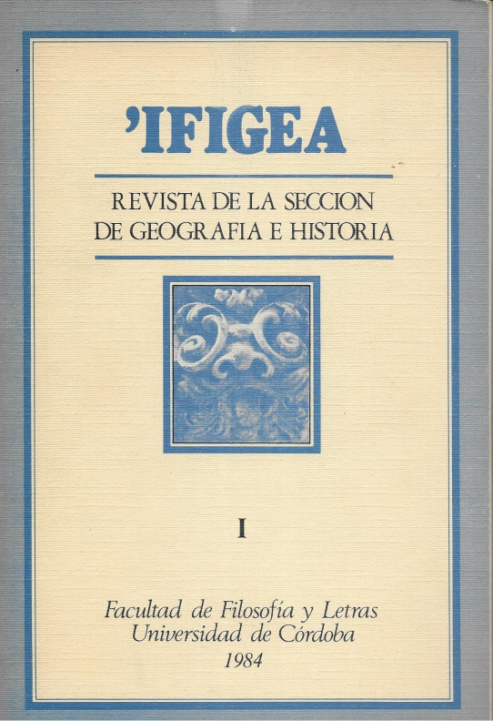 IFIGEA Revista de la seccion de Geografia e Historia nº 1