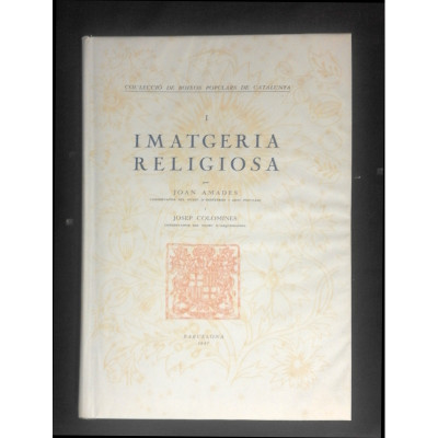 Imatgeria religiosa / Joan Amades i Josep Colomines