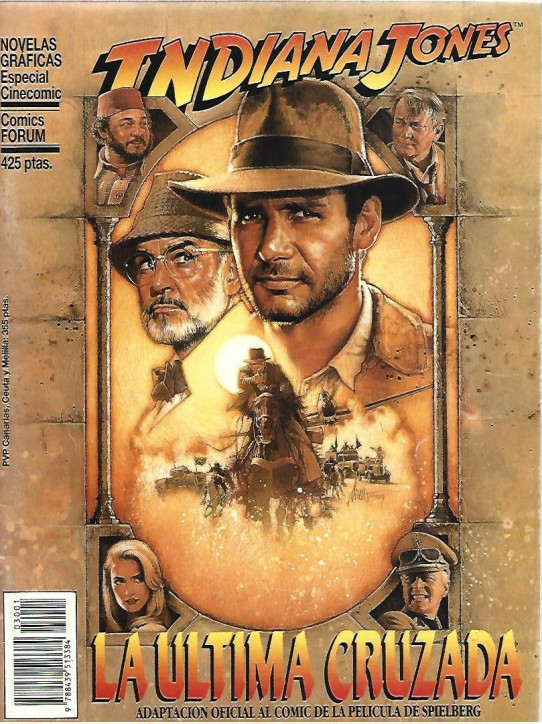 INDIANA JONES. LA ULTIMA CRUZADA. Adaptación oficial al comic de la pelicula de Spilberg