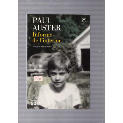 Informe de l'interior / Paul Auster