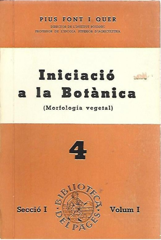 INICIACIO A LA BOTANICA (Morfologia vegetal)