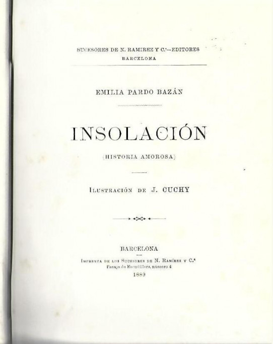 INSOLACION  (HISTORIA AMOROSA)