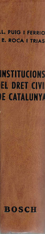 Institucions del Dret Civil de Catalunya.