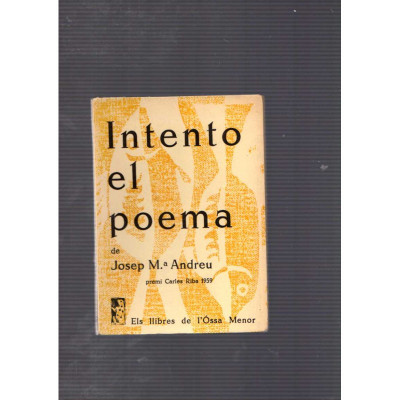 Intento el poema / Josep Mª Andreu