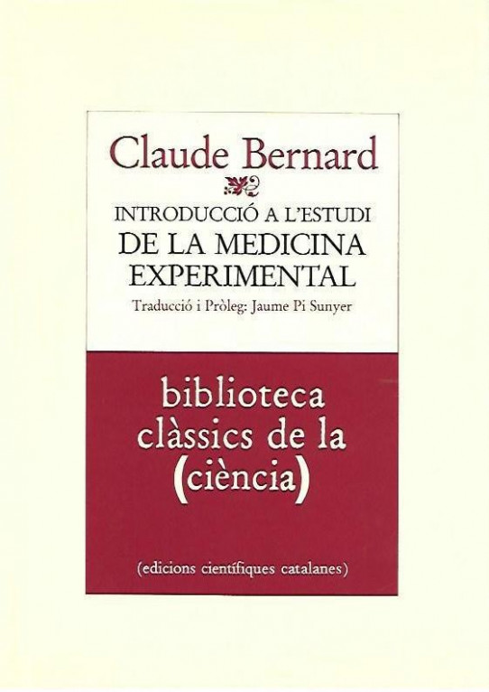 INTRODUCCIÓ A L'ESTUDI DE LA MEDICINA EXPERIMENTAL