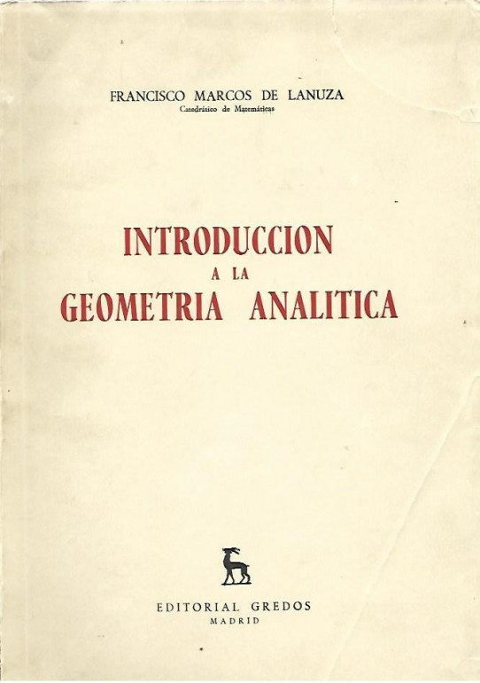 INTRODUCCION A LA GEOMETRIA ANALITICA