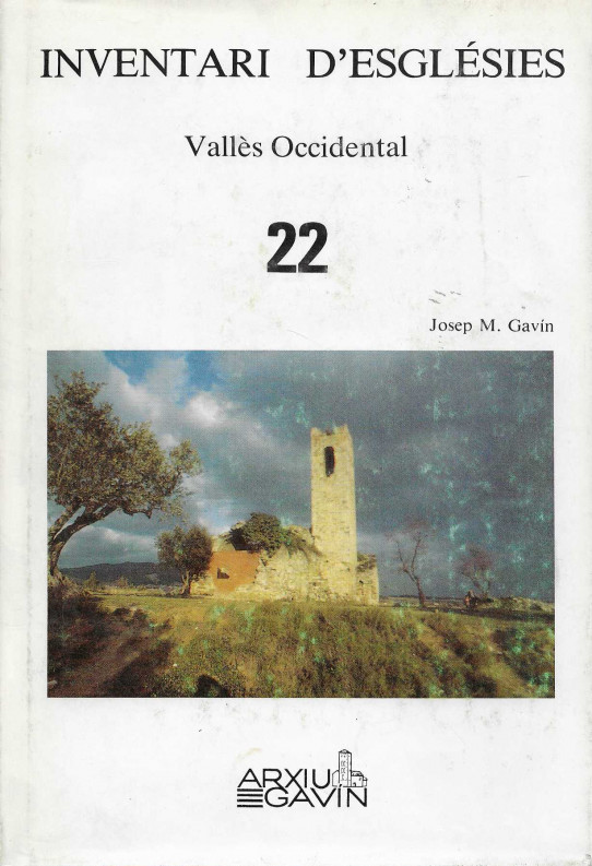 INVENTARI D'ESGLESIES  VALLES OCCIDENTAL . Nº 22 DE LA COL.LECCIO