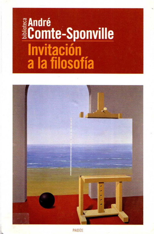 INVITACIÓN A LA FILOSOFÍA