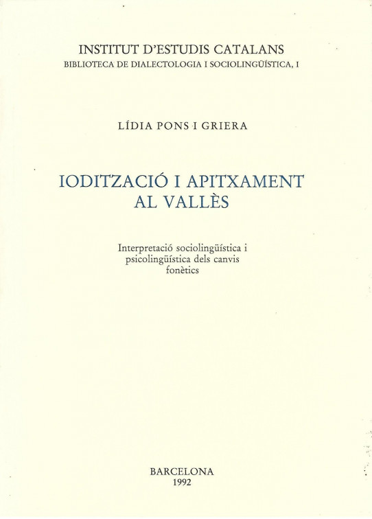 IODITZACIÓ I AIPITXAMENT AL VALLÈS