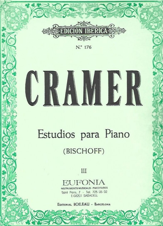 J. B. CRAMER. 57 ESTUDIOS PARA PIANO III