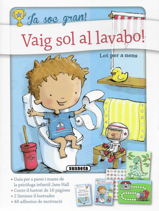 Ja soc gran! Vaig sol al lavabo