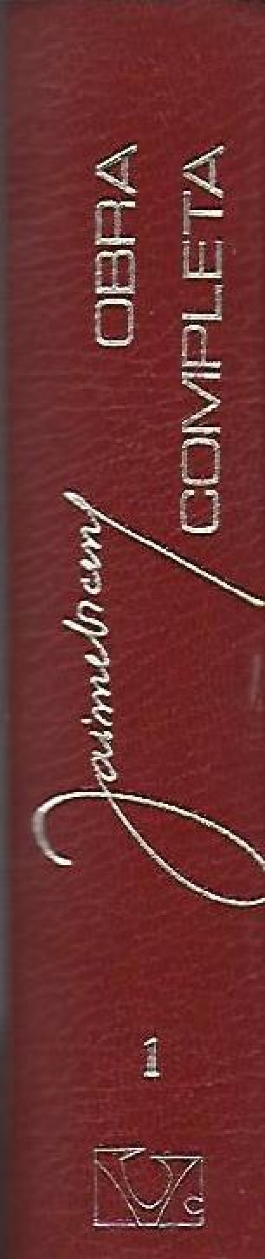 JAIME VICENS OBRA COMPLETA VOL. I