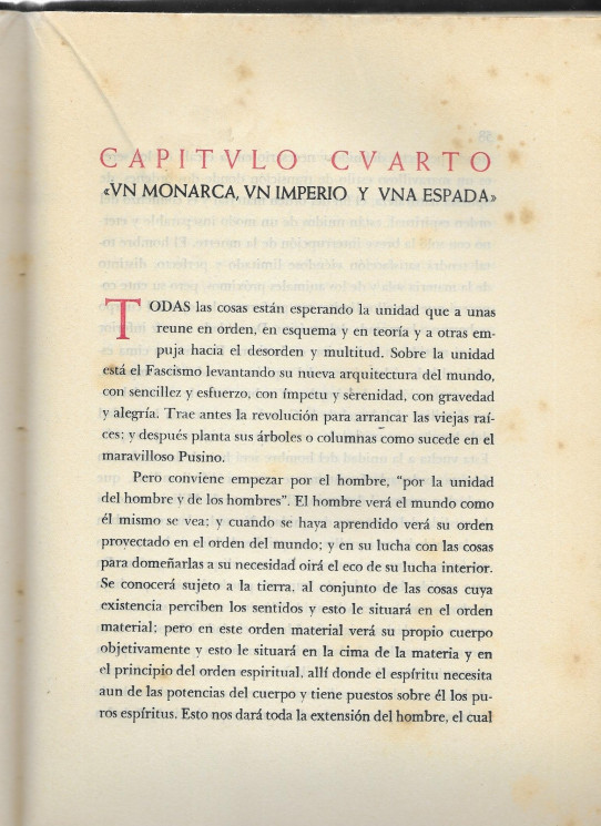 JERARQUIA. LA REVISTA NEGRA DE LA FALANGE. Nº 4.  Guia Nacionalsindicalista del Imperio de la Sabiduria de los Oficios