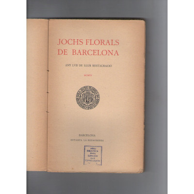 Jochs Florals de Barcelona