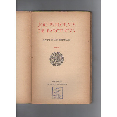Jochs Florals de Barcelona