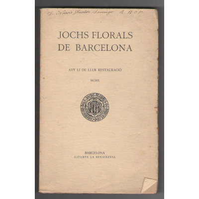 Jocs Florals de Barcelona : any LI de llur restauració : MXMIX