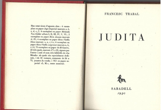 JUDITA   Francesc Trabal