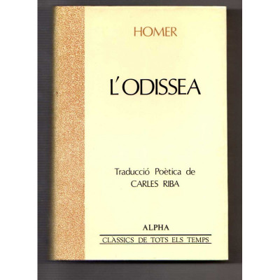 L'Odissea / Homer - Carles Riba trad.