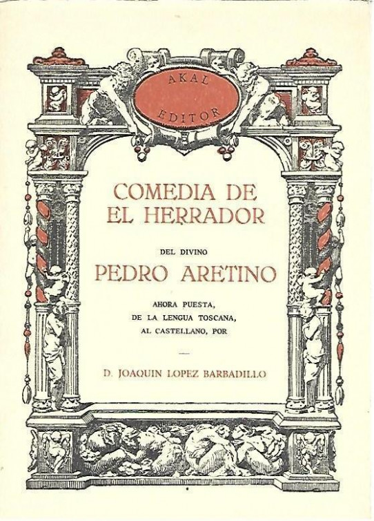 LA COMEDIA DE EL HERRADOR  (FACSIMIL)