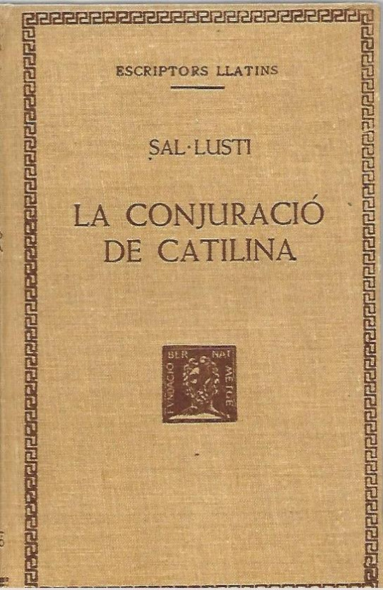 LA CONJURACIO DE CATILINA  (Sal.lusti)